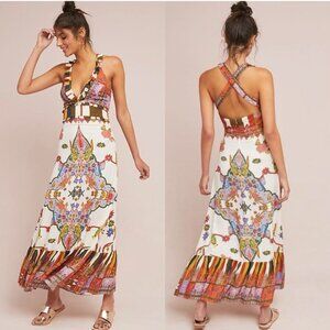 Anthropologie Multicolor Maxi Dress